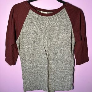 Forever 21 ringer baseball tee